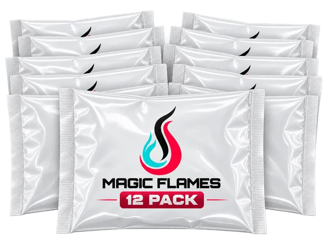 Magic Flames 12 pack of fire color changing packets