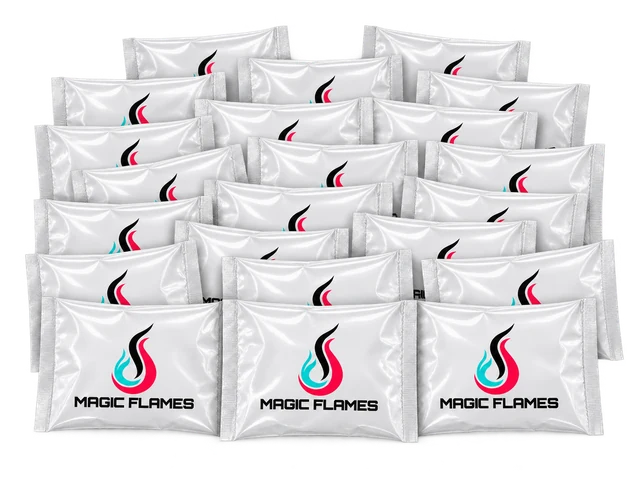 Magic Flames 25 pack of fire color changing packets, the most popular size