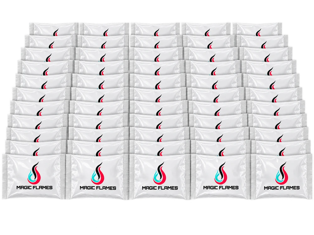 Magic Flames 50 pack of fire color changing packets